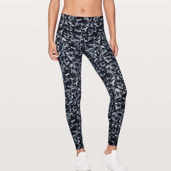 lululemon athletica Pants - Lululemon Wunder Under Hi-Rise Tight 28" Embellished Multi 6 Athletic